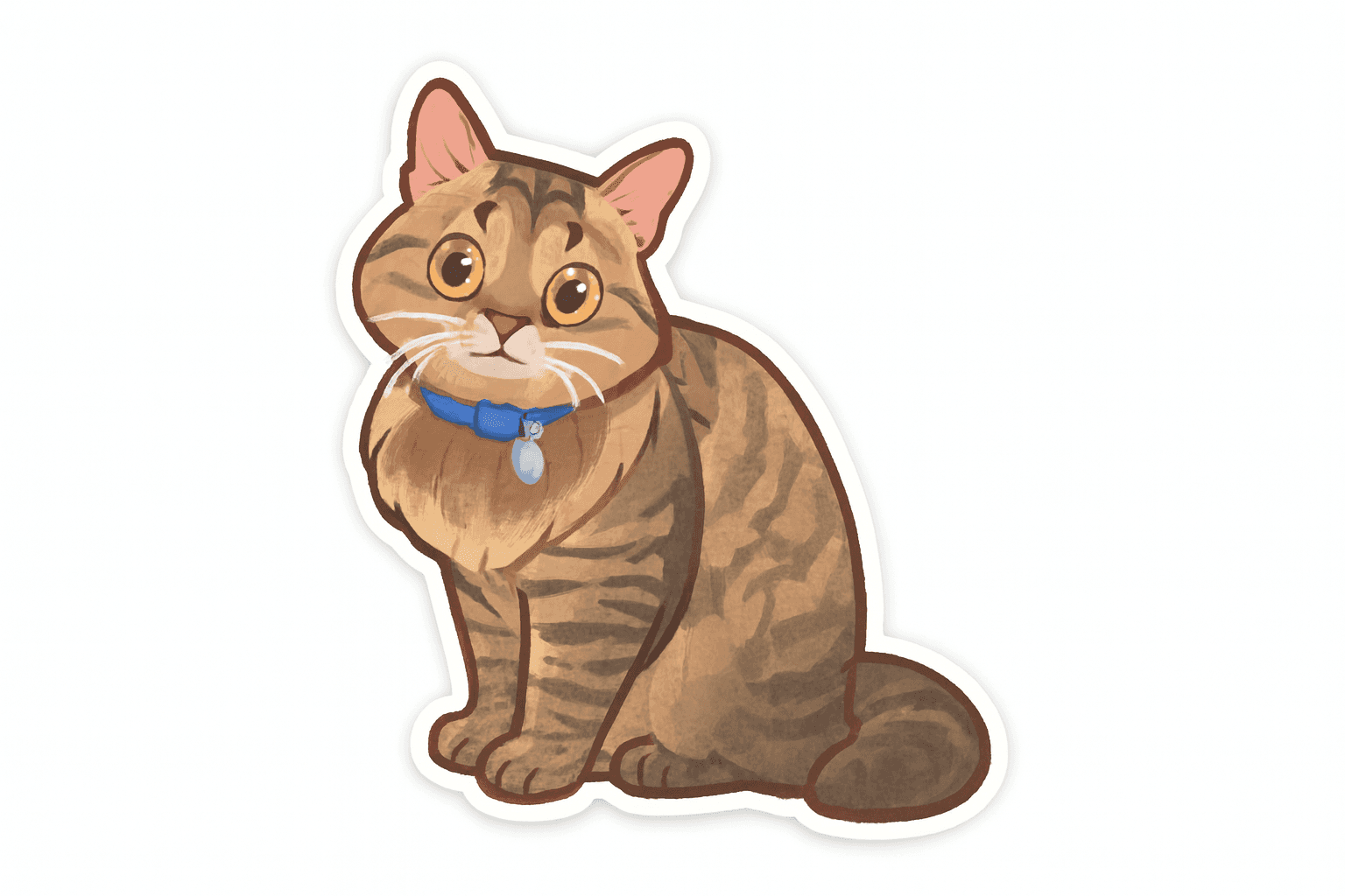 Pet sticker example output